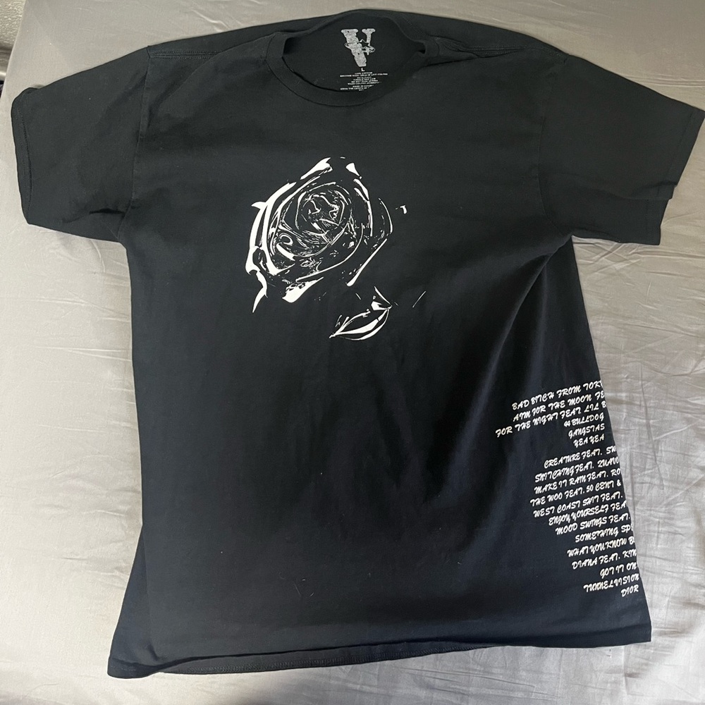 Pop Smoke x Vlone Tracklist Tee